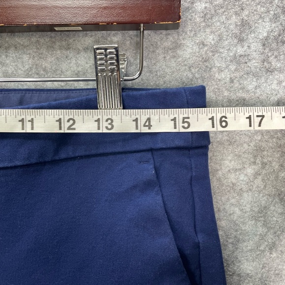 J.Crew Women’s Kelsey Pant Size 10 Solid Blue Straight Leg Casual Work - Picture 4 of 11